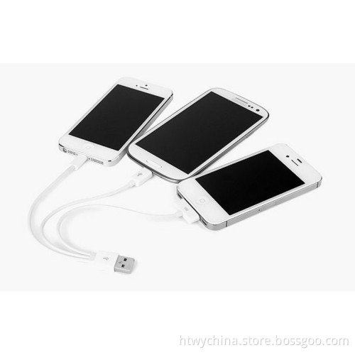 3 in 1 Charger USB Cable for iPhone 4 4s, iPhone5 5s, iPad, Samsung Phone
